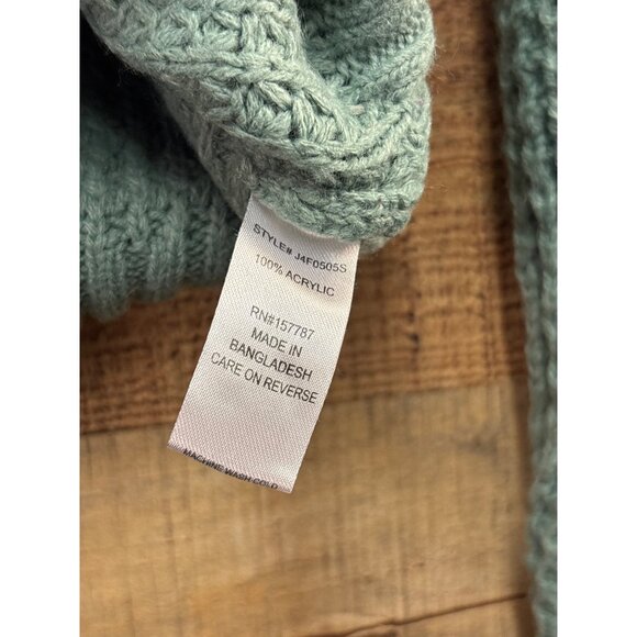 Full Circle Trends Womens Knit Sweater S 100% Acrylic Cable & Textured Design Te - Picture 3 of 6